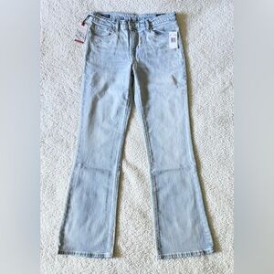 Buffalo David Bitton Women's Mid Rise Bootcut Queen Light Blue Jeans Size 32 New